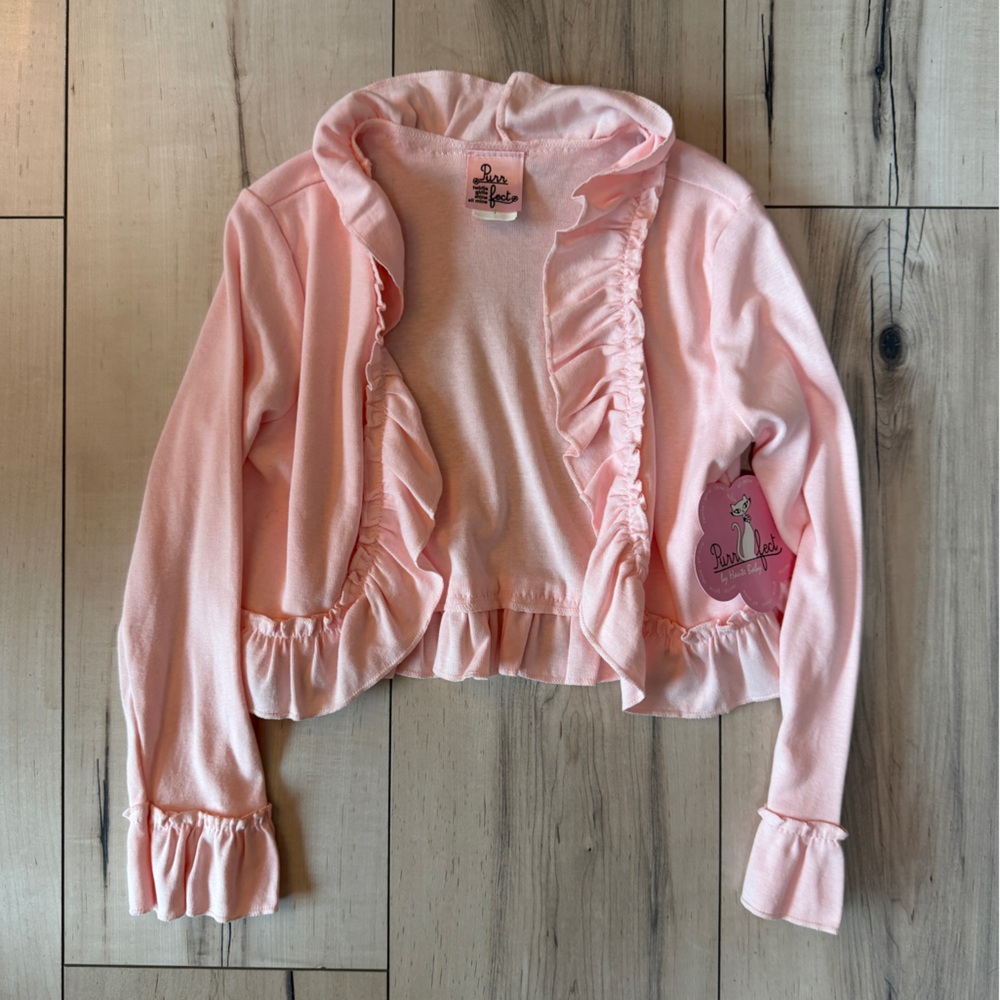 Perfect brand Pink Ruffle Off-Shoulder Top